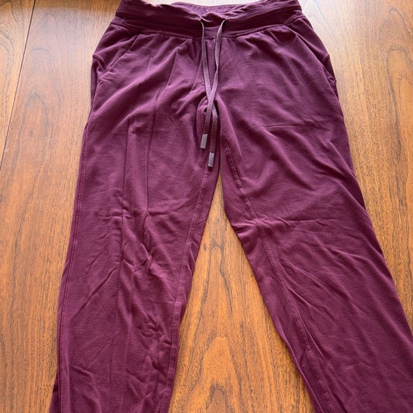 lululemon athletica Pants - Lululemon Ready to Rulu Burgundy Jogger Pants